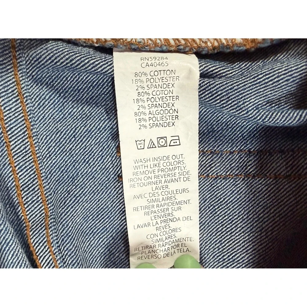 The Childrens Place Girls Super Skinny Jeans Blue Dark Wash Size 14 Adjustable